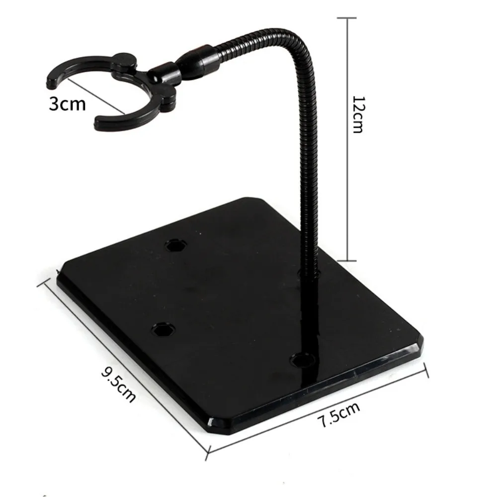 Plastic Action Figure Stand with Adjustable Arm Display