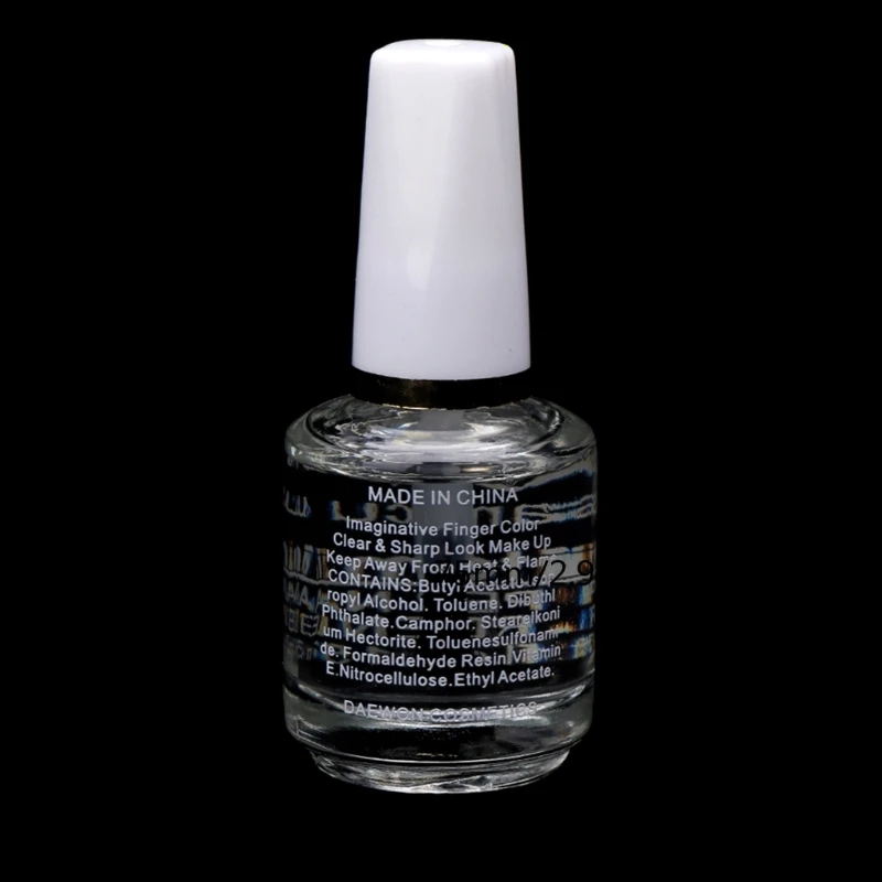 Protector esmalte uñas incoloro, aceite resina epoxi secado rápido, fabricación joyas artísticas DIY