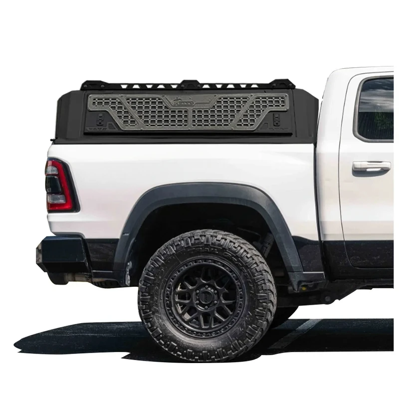 

Водонепроницаемый алюминиевый жесткий тент для пикапа Ram 1500 с функцией запирания и крышкой-топпером