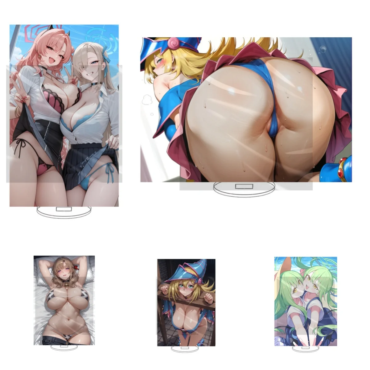 15 سنتيمتر الساخن أنيمي الأزرق الأرشيف الاكريليك تأثيري شخصيات سحرية حلية اكسسوارات هدايا عيد الميلاد جيدة