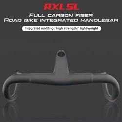 RXL SL Carbon Handlebars No Logo drop bars ,carbon fiber road bike handlebar integrated 400/420/440mm 28.6mm