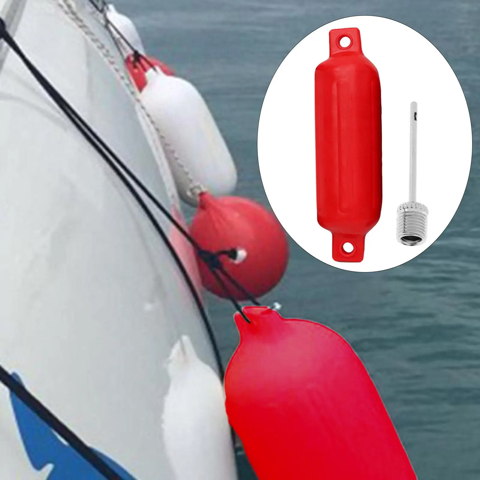 

Boat , Marine Boat Come with Inflatable Twin Eyes Ribbed Pontoon Boat Fenders for Sport Boats