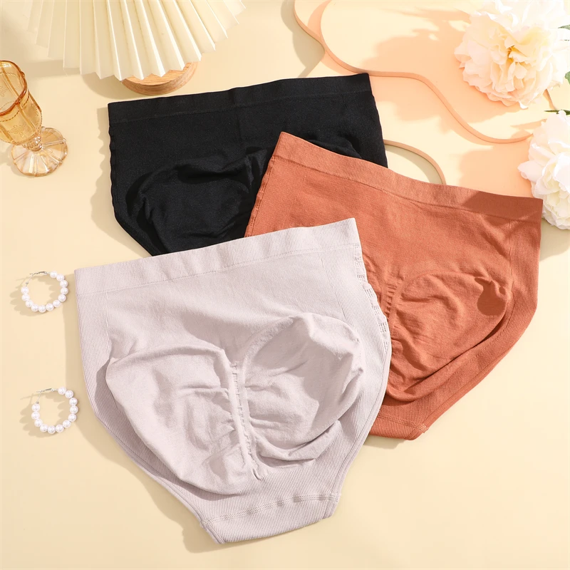 FINETOO 1 Piece High Waist Shapewear Butt Lifter Slimming Underwear Breathable Tummy Control Thongs Female Waist Trainer Panties