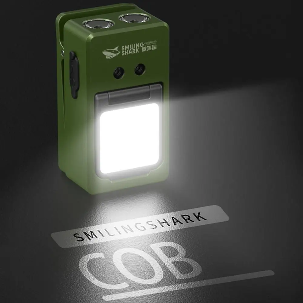 Ultra brilhante mini cob cabeça lâmpada recarregável led clipe na tampa luz chapéu à prova dwaterproof água lanterna farol para pesca acampamento