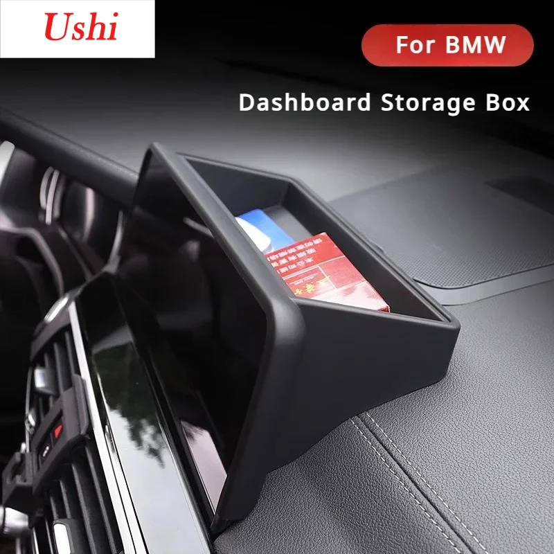 

For BMW G20 G30 X1 F48 X2 X3 G01 X4 G02 X5 G05 X6 G06 X7 G07 LHD Car Dashboard Storage Box Glasses Phone Holder Stowing Tidying