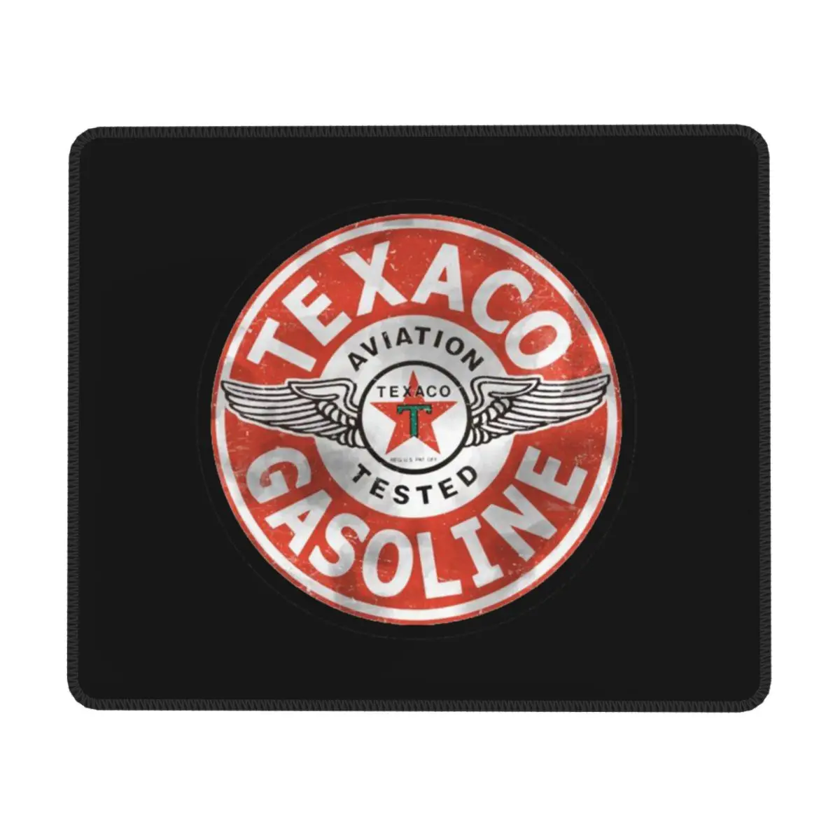 

Винтажный коврик для мыши с логотипом Texaco, компьютерная клавиатура, коврик для мыши, игровой коврик для ноутбука, офисные аксессуары, настольные коврики