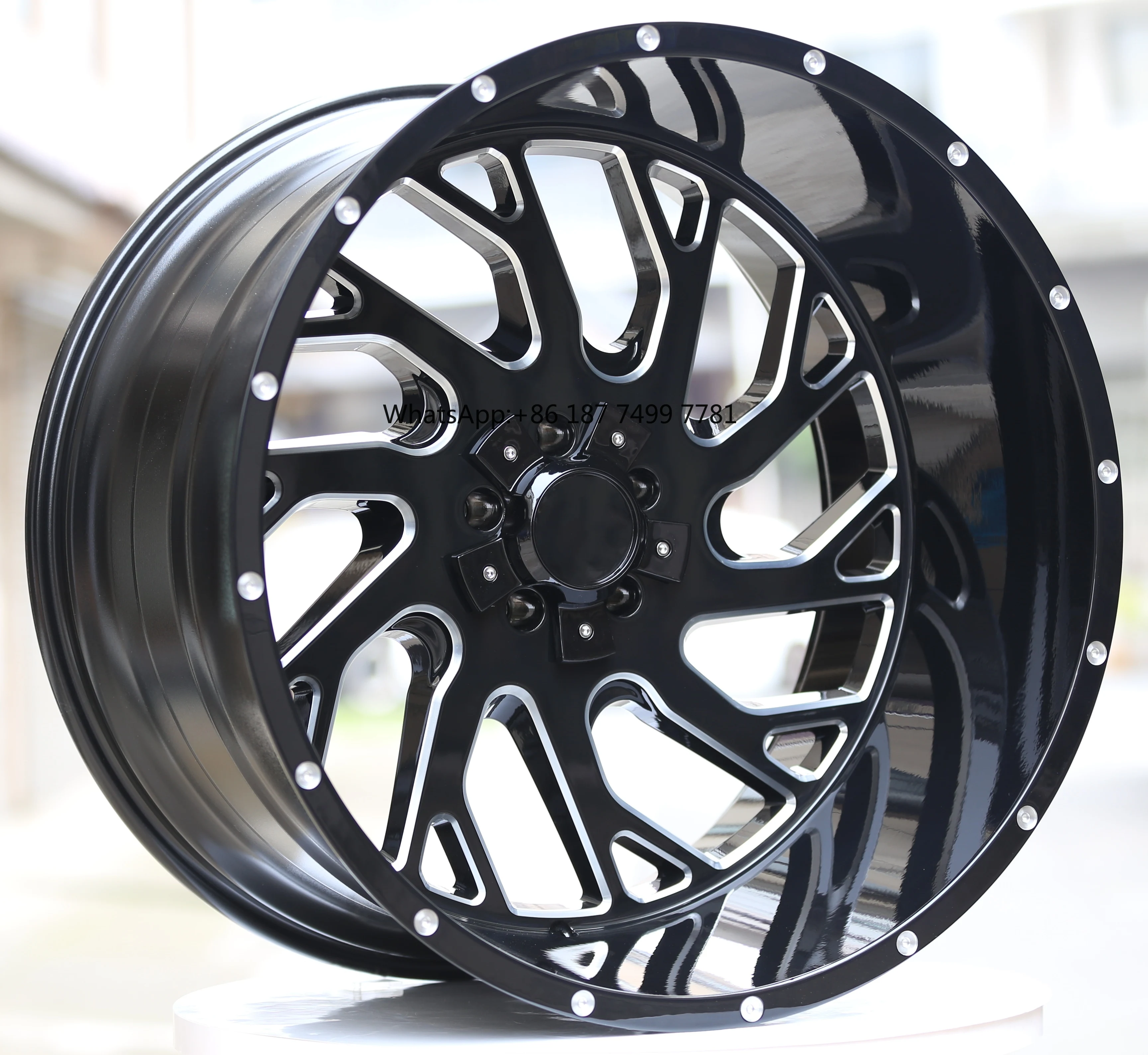 

24 X14j 5x127 Off-Road Upgrade Modified Aluminum Alloy Wheels Low Pressure Cast for JK JL & Gladiator Pickup SUVs