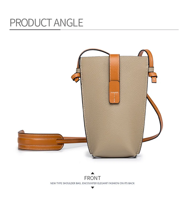 YERUUE Borsa per Cellular Donna Borsa Portacellulare Donna con Tracolla Regolabile e Staccabile, Piccolo Borsa a Tracolla da in Pelle PU per telefoni