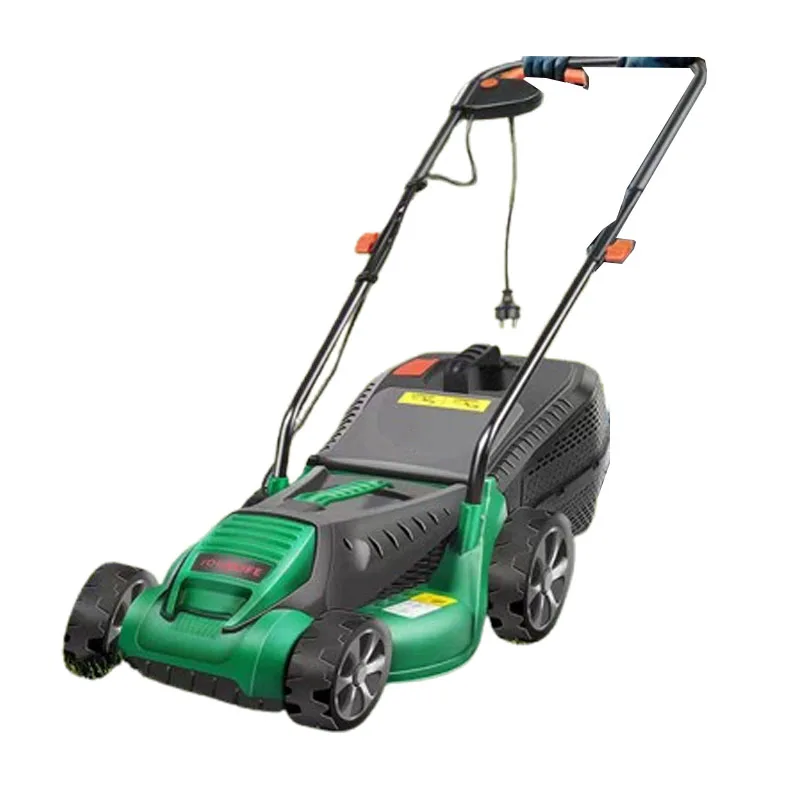 

Lawn Trimmer Electric Lawn Mower Garden Grass Cutter With Wheels/Armrest, 1600W Power 32cm Cutting Diam
