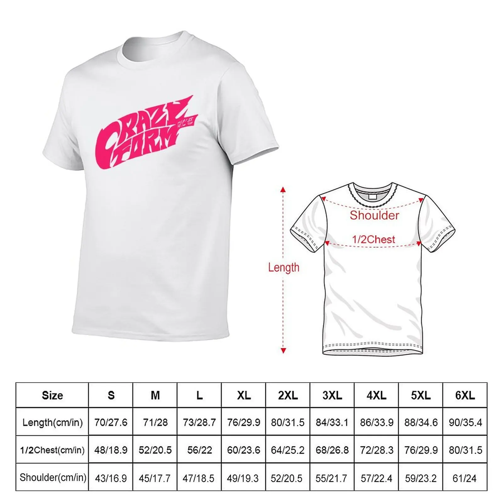 Crazy Form By Ateez Kpop Song T-Shirt customs Short sleeve tee shirts men