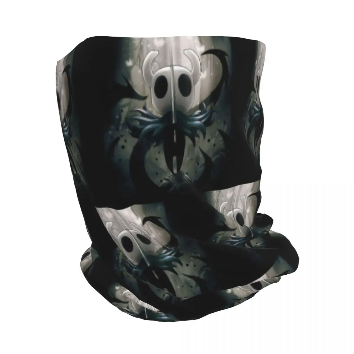 Ghost Knight Hollow Knight Game Bandana Neck Gaiter Wrap Mask Scarf Multi-use Balaclava Beanies Hat for Men Women Adult Winter