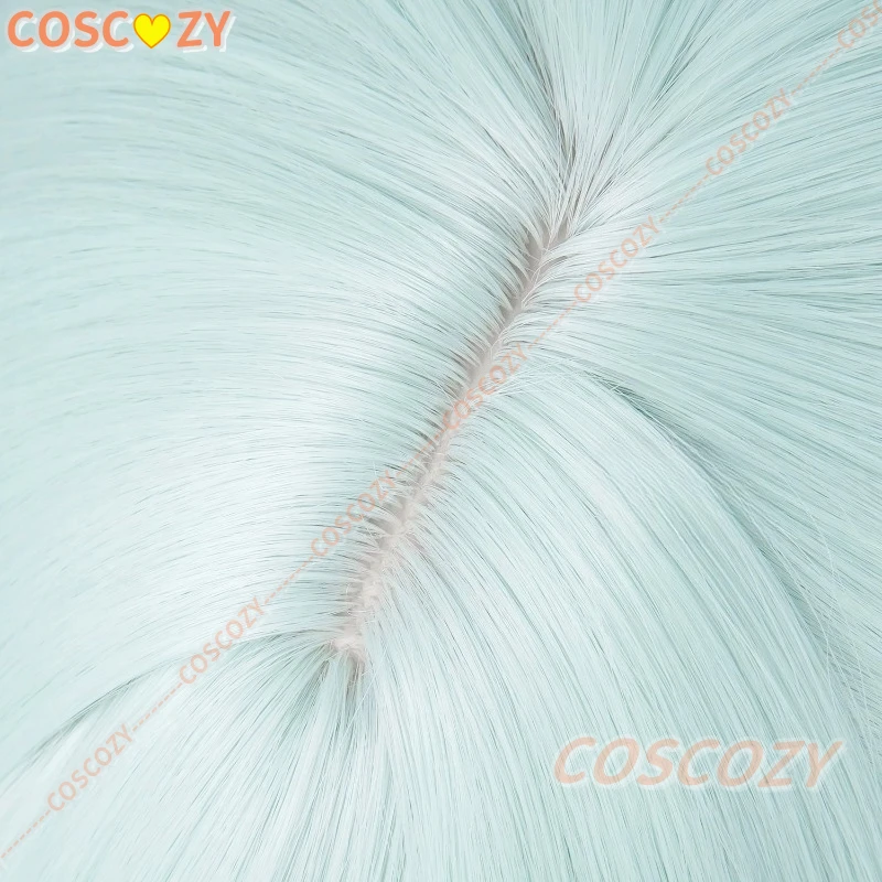 Anime Die duftende Blumenblüten mit Würde Subaru Hoshina Cosplay Perücke Langes helles Cyan Haar Halloween Party Requisiten Frauen Mädchen