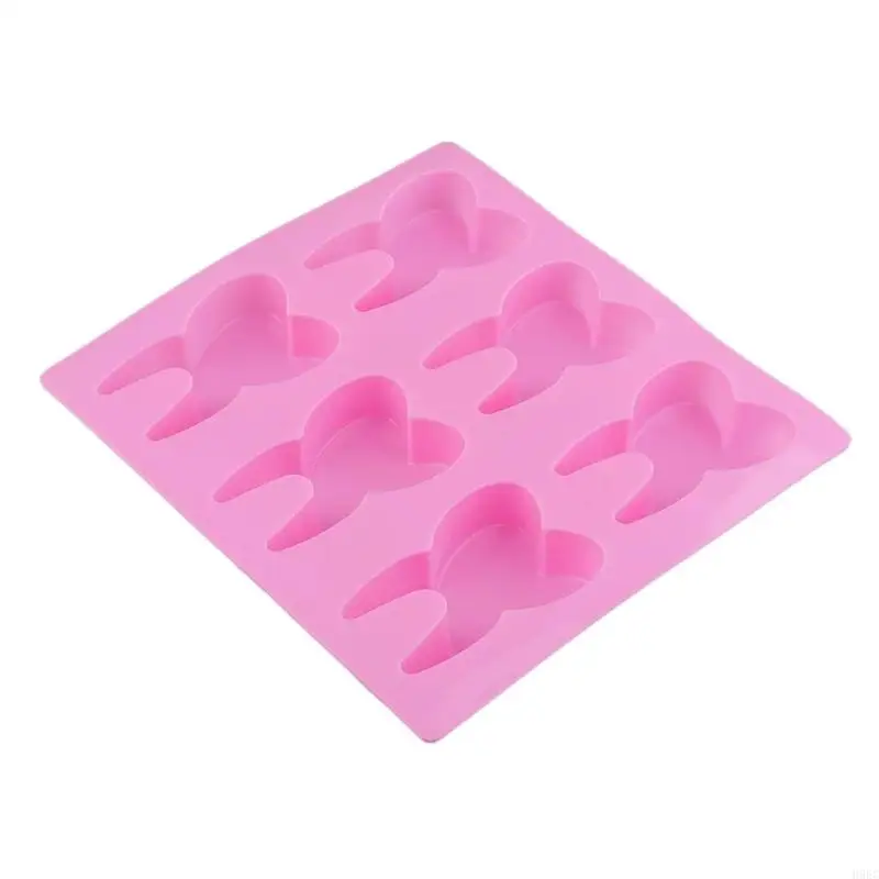 H9EC Siliconen Mini Tooth Mold Handmade Soap Cake Making Resin Casting Fondant Mold