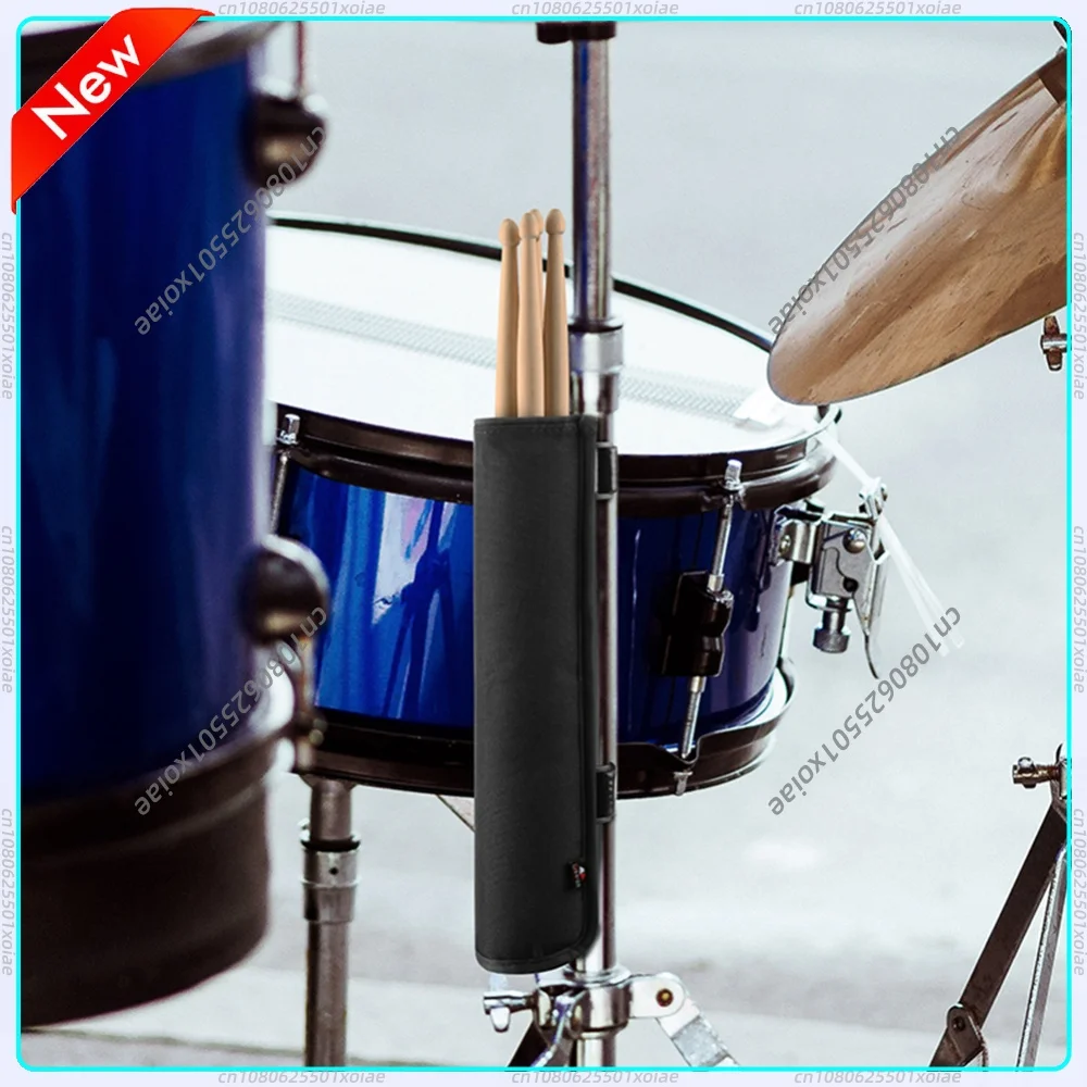 Drumstick Container Bag Nylon Drum Stick Holder Drumstick Tube Bag for Drumsticks Mallets