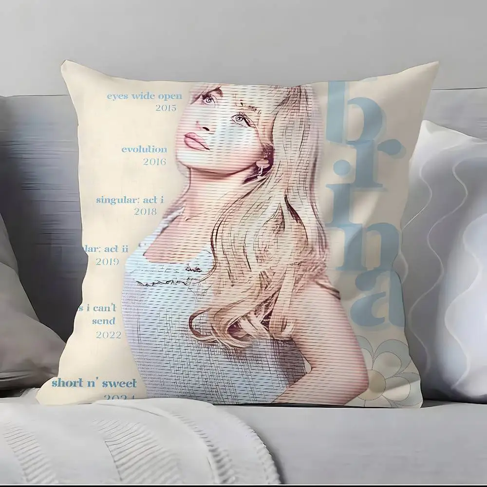 Singer S-S-S-Sabrina C-Carpenters Pillow Case Pillowcase Soft Skin Friendly & Comfortable With A Hidden Zipper
