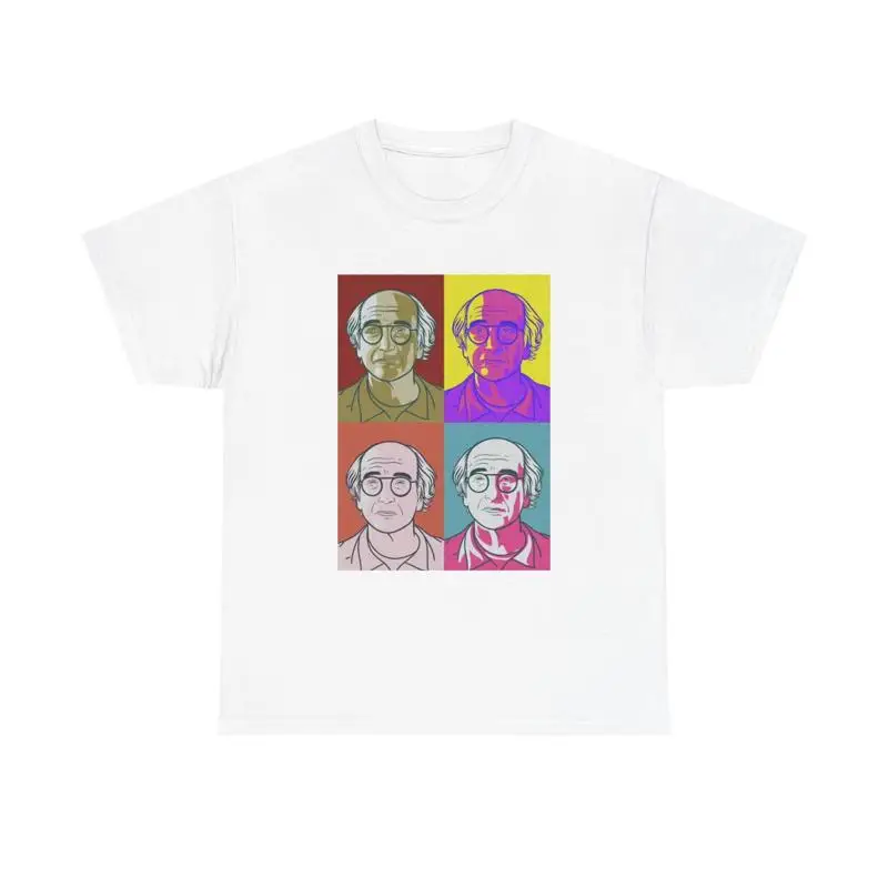 

Larry David Painting T Shirt Comedian California Seinfeld Heavy Cotton