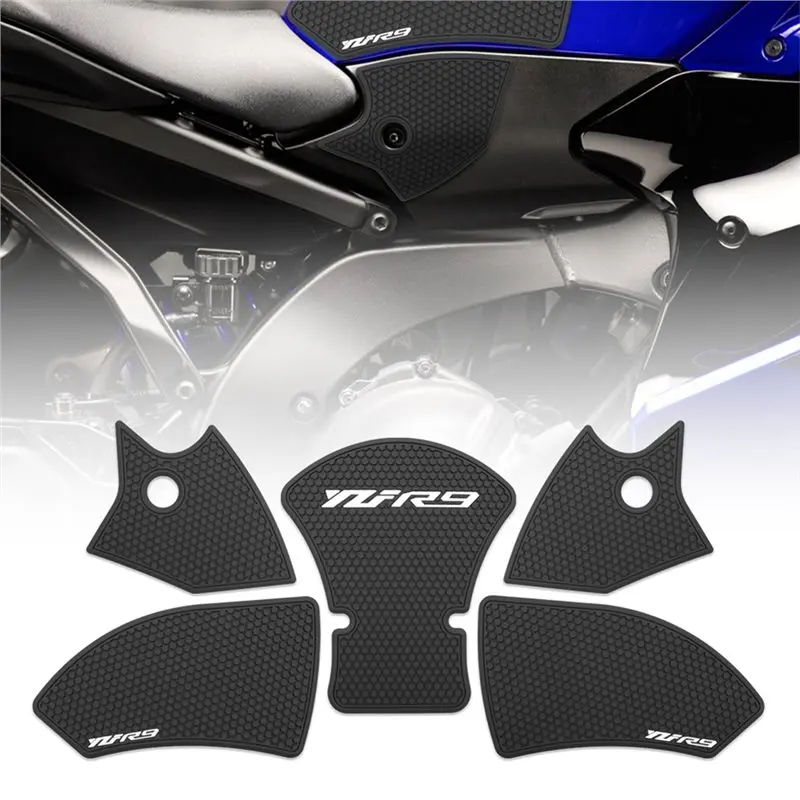 A30P-Motorcycle Accessories Protector Sticker Decal Fuel Tank Pad Knee Guard For YZF-R9 2026 YZF-R9 2025 YZFR9