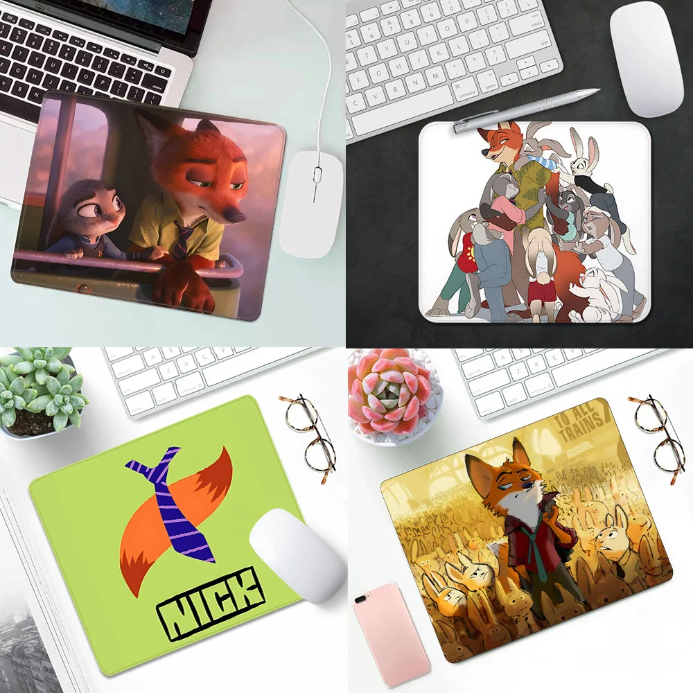 

Zootopia Nick·Wilde Gaming Mouse Pad XS Small Mousepad For PC Gamer Desktop Decoration Office Mouse Mat Deskmat Rug