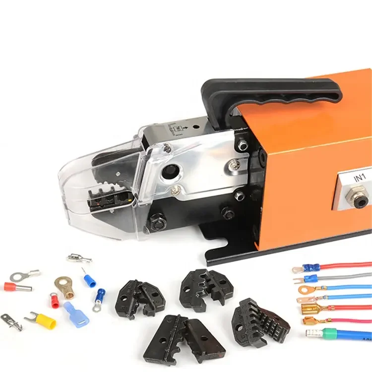 Industrial pneumatic terminal crimping tool Am10 Air Powered Wire cable terminate crimping machine