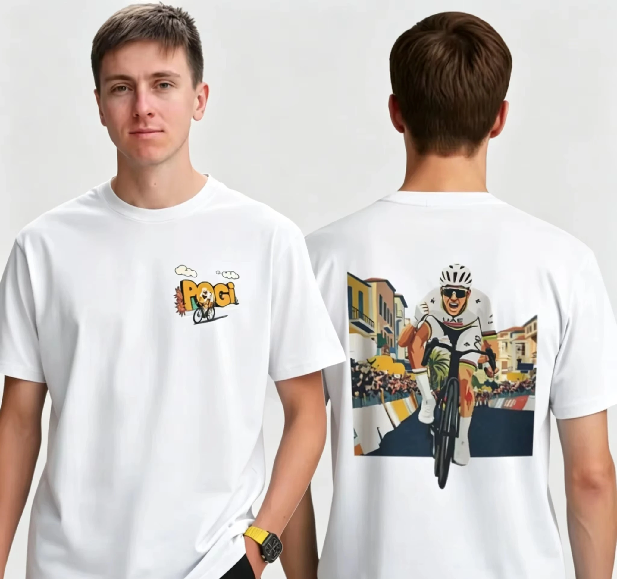 2026 Road Cyclist Racing Graphic T-Shirt Kids Adults Vintage Bicycle Race Art Print Short Sleeve Casual Tee Top