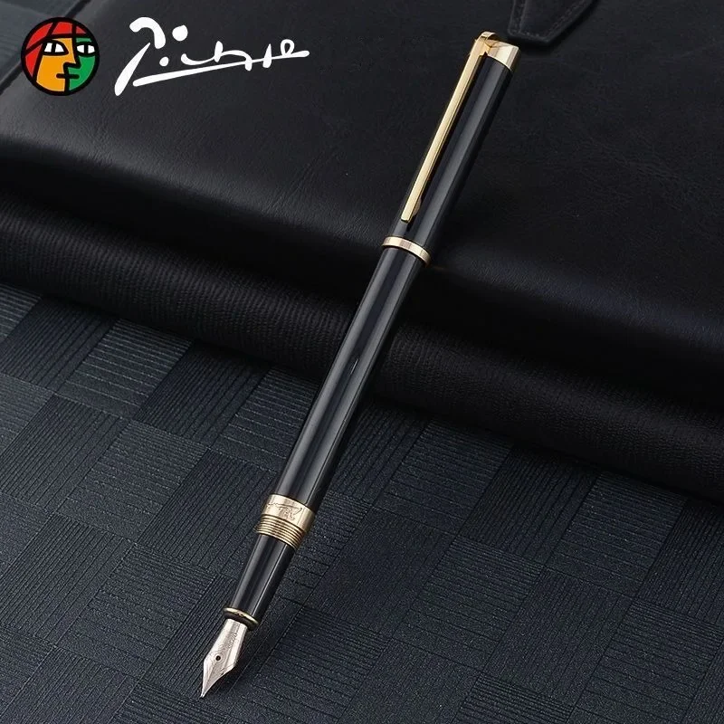 Pimio 82 Series Fountain Pen 10K Gold Fine Nib High End Luxury Pen Stationery Gift Business Office School Supplies PK JINHAO