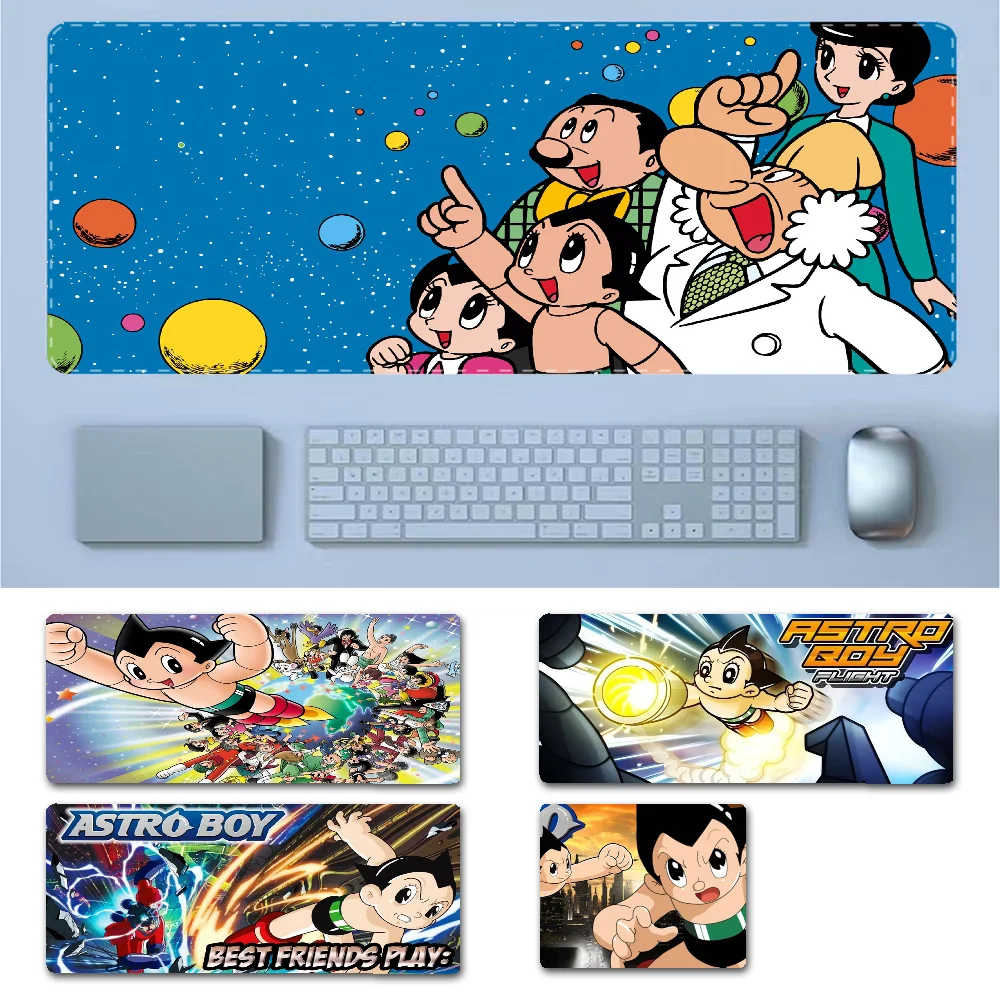 

A-Astro Boys Funny Unique Desktop Pad Game Mousepad Size for large Edge Locking Game Keyboard Pad