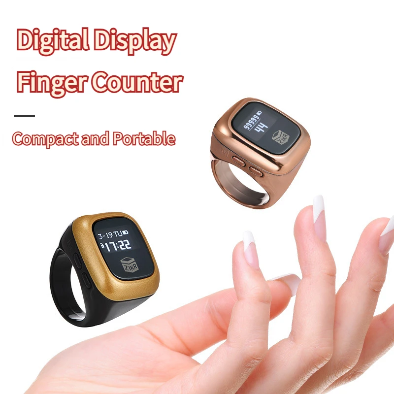 Electric Tally Counter Digital Display Finger Counter 5-digit Count Function with OLED for Easy Counting and Recording