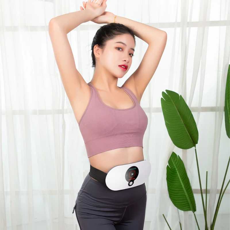 Smart Vibration Waist Massager electric Abdomen Waist Massage Heating Warm Palace corset Belt For Back Waist Massager