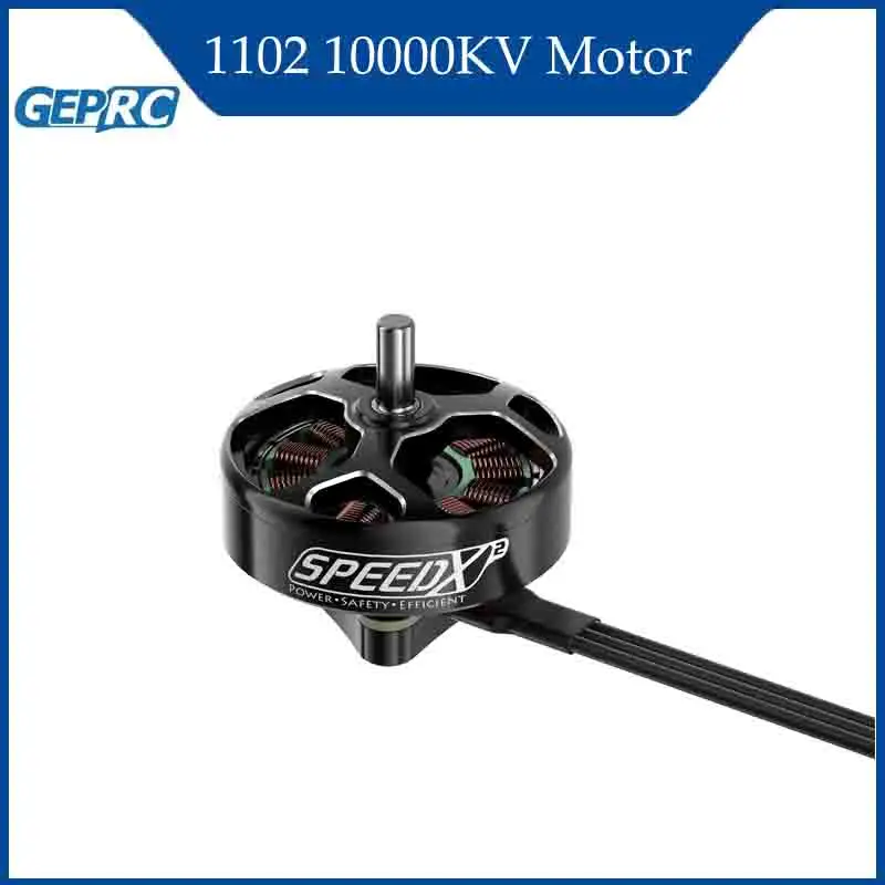 

GEPRC SPEEDX2 1102 10000KV Двигатель ESC 12A Бесщеточный двигатель черный с мини-16,-2 дюйма FPV Racing Drone Multicopter RC Запчасти