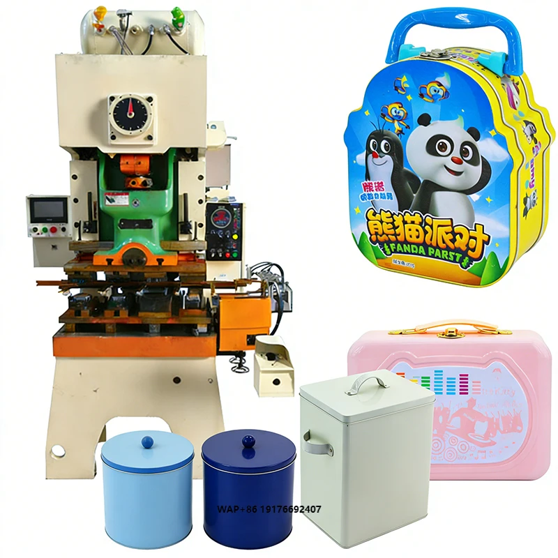 Manufacturer High Stability Hand-held Tin Can Tank Manufacturing Equipment Hand-held Iron Box Pneumatic Power Press