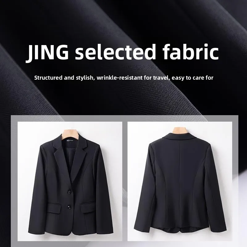 Hochwertiges professionelles Anzugset für Damen, Bla-Anzug, Jaet, formelle Kleidung für Studenten, Job-Interviews und Arbeit in Hotels
