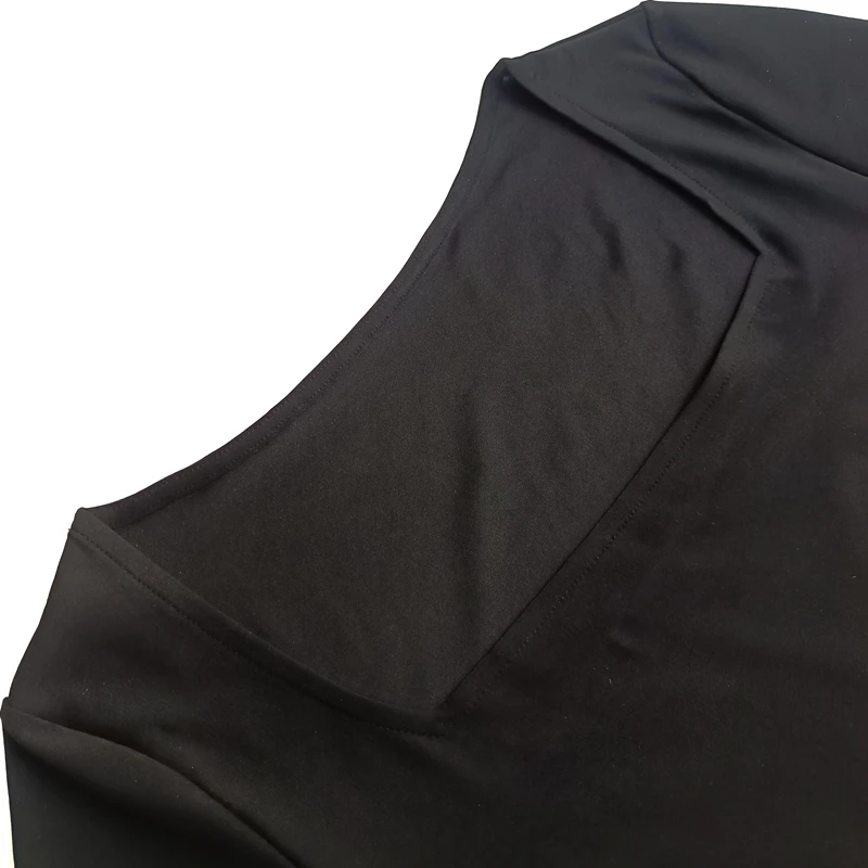 ملابس داخلية صيفية بأكمام قصيرة وياقة مربعة ومتينة رومبير مرن مثير Y2k ملابس نسائية موضة نادي الحفلات 2521