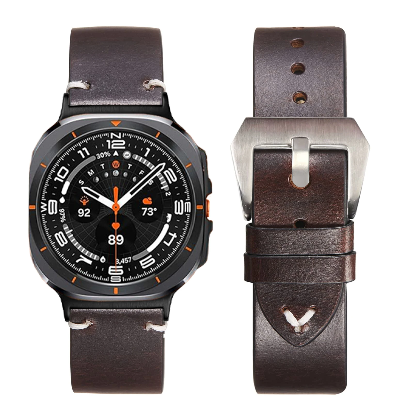 Calf Leather Watch … - image