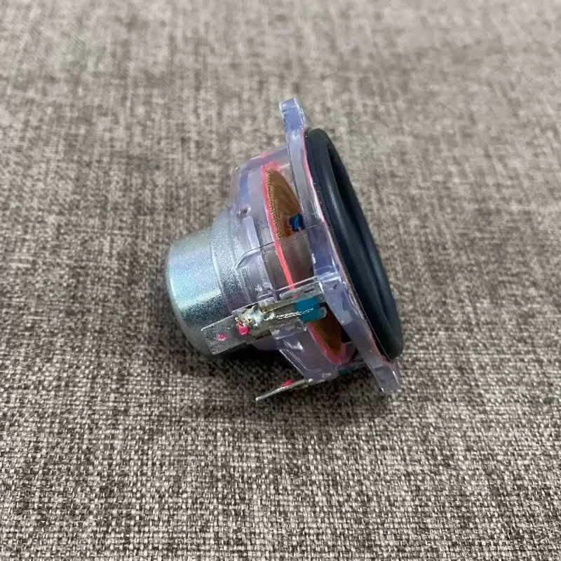 SOTAMIA - Altavoz de Cristal de 2 Piezas, 1.5 Pulgadas, Rango Completo, Base de Aluminio, 4 Ohmios, 15 W, Sonido de Audio HIFI, Altavoz para Altavoces Bluetooth