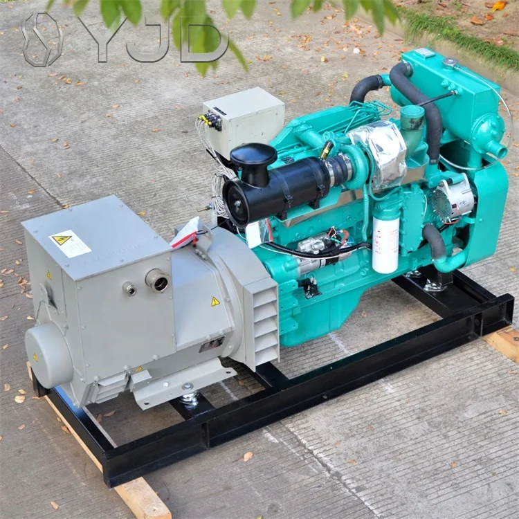 DYJD OEM Price 6CT8.3-GM115 Ship Boat Use diesel Generator 125 Kva Cuins Marine Genset 100 kw
