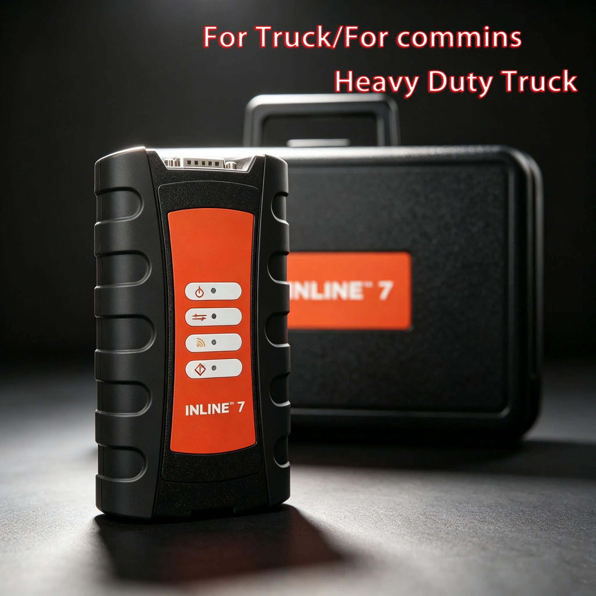 INLINE 7 Data Link Adapter Scanner full set For C*mmins INLINE 7 Engine Code Reader Obd2 Diagnostic Tool Heavy Duty