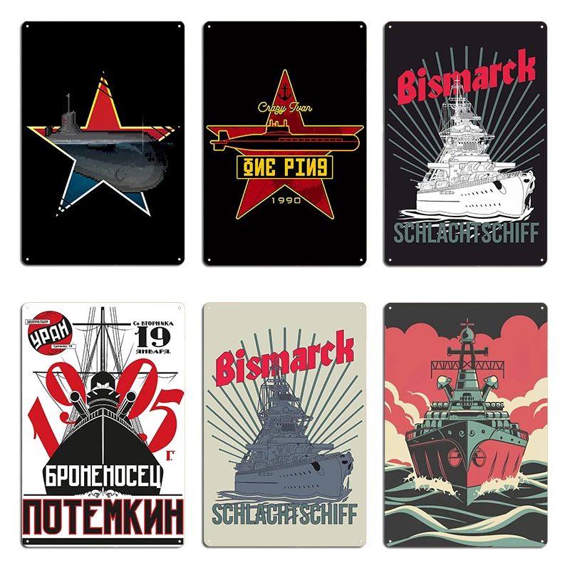 

Vostok Komandirskie Amphibia Submarine Captain potemkin Metal Plaque Printing Iron Mural Club Bar Customize Tin Sign Poster
