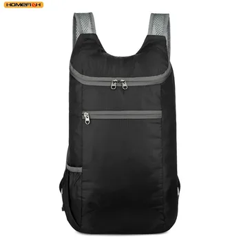 1pc Weekend Travel Bag, Foldable Waterproof Tear-resistant Lightweight Backpack, Large…