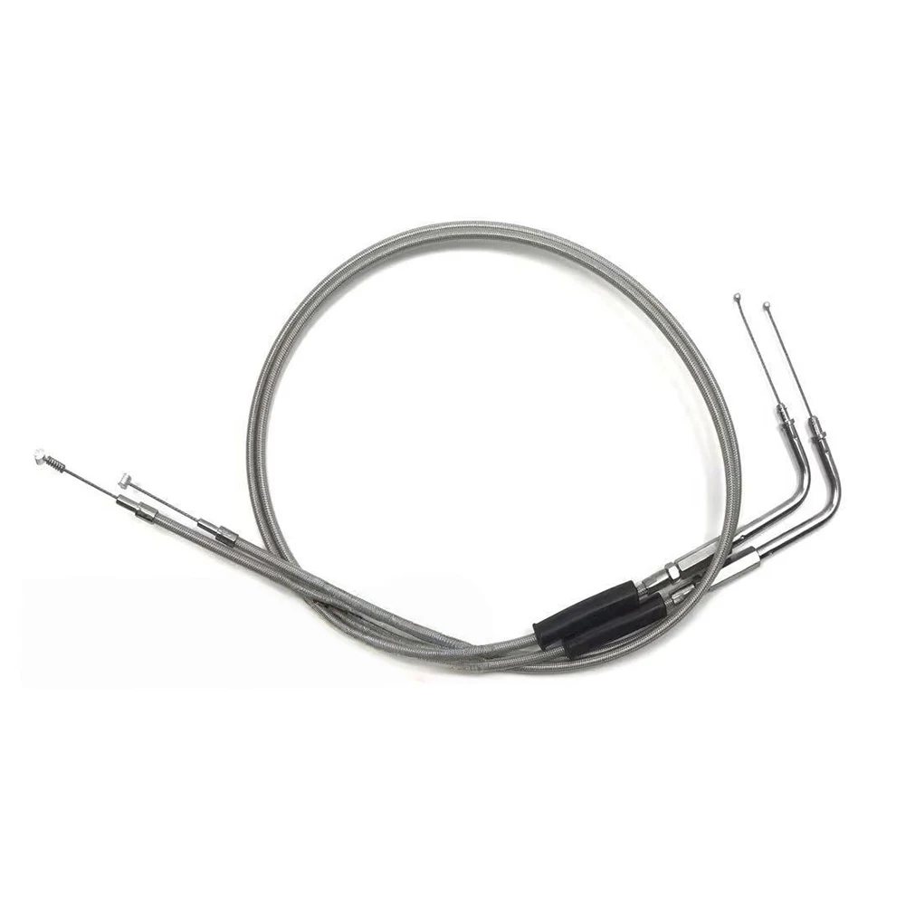 Silver Modified Throttle Cable,for XL883,XL1200,X48,for Softail