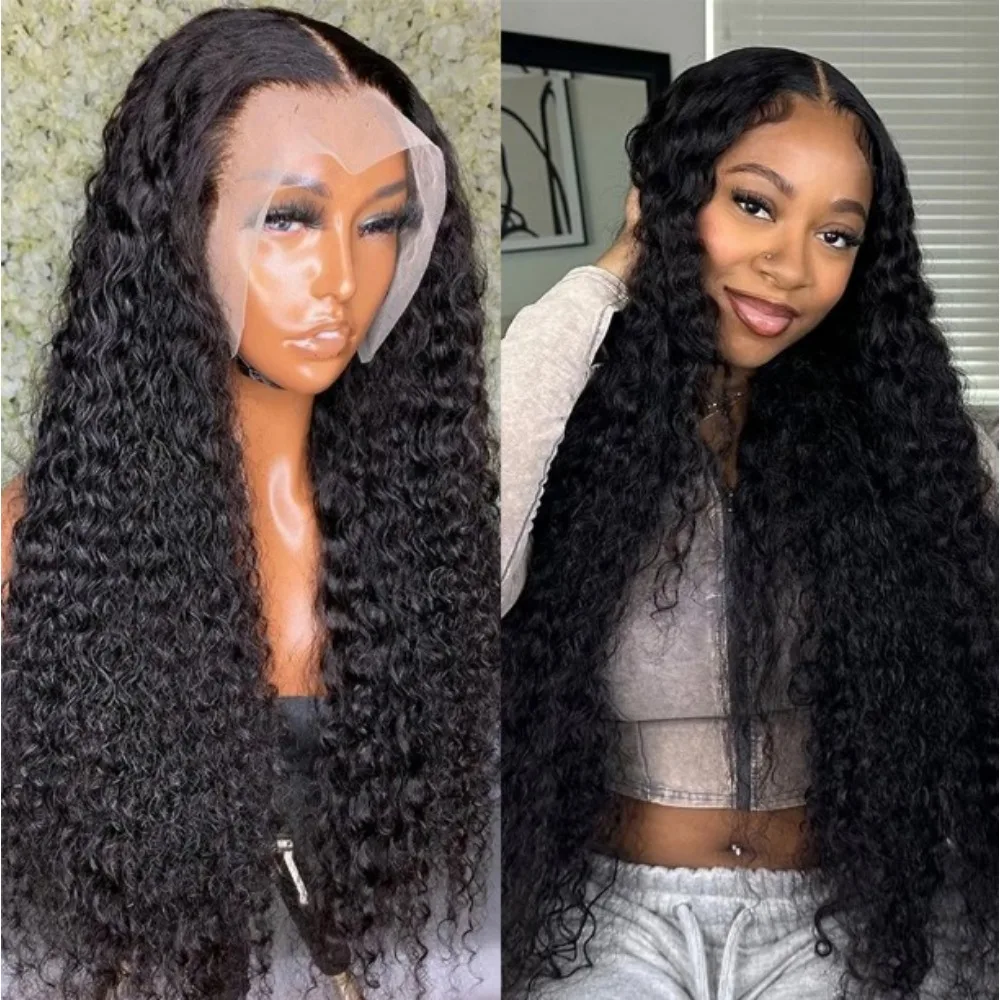 

40 Inch Deep Wave 7x6 13x6 360 Hd Transparent Lace Front Wigs For Women Water Wave Lace Frontal Hair Wigs Curly Human Hair Wigs
