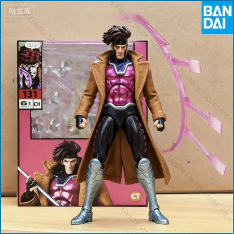 

Spot SaleCT Toys X-Men Gambit Action Figure 17cm Movable PVC Collection COMIC Ver. Mafex 131 X Men Remy Etienne LeBeau Figurine