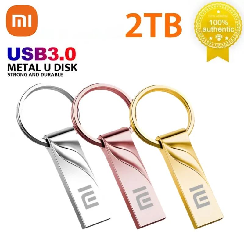 Xiaomi USB 3,0 Pen Drive 2TB Hochgeschwindigkeits-USB-Flash-Laufwerke 1TB Metall wasserdicht U-Laufwerk 512GB TYPE-C Memoria Original USB-Stick ﻿