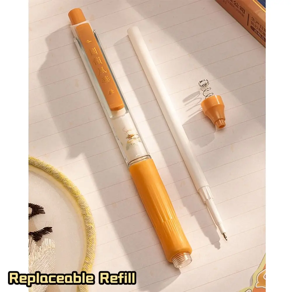 

4 шт./компл., многофункциональная гелевая ручка с черными чернилами 0,5 мм, мягкая ручка, быстросохнущая нейтральная ручка, пресс для шариковой ручки для студентов