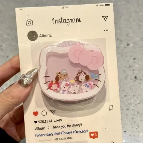 핑크 헬로 키티 카와이 휴대폰 셰이커 거치대 애니메이션 패션 데스크탑 개폐식 귀여운 만화 소녀 휴대용 접이식 스탠드 Best5 핑크 헬로 키티 카와이 휴대폰 셰이커 거치대 애니메이션 패션 데스크탑 개폐식 귀여운 만화 소녀 휴대용 접이식 스탠드 Best5