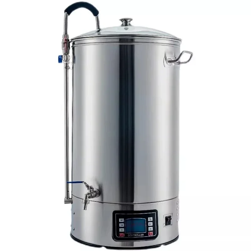 40L/60L Stainless Steel All in One Home Beer Brewing System Equipment Electric Mash  Micro Brewery Craft Beer Machine Filtration