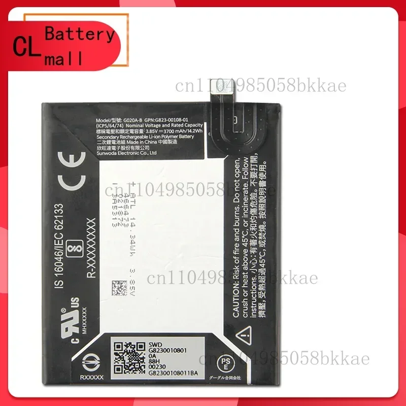 

Replacement Phone Battery G020A-B For HTC Google pixel 3A XL Battery 3700mAh
