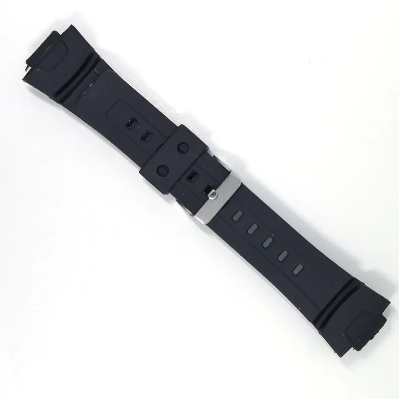 Black Silicone Waterproof Watch Band Strap For Casio G-Shock G100 G-100 G-100-1BV Sport Replacement Watchband Accessories