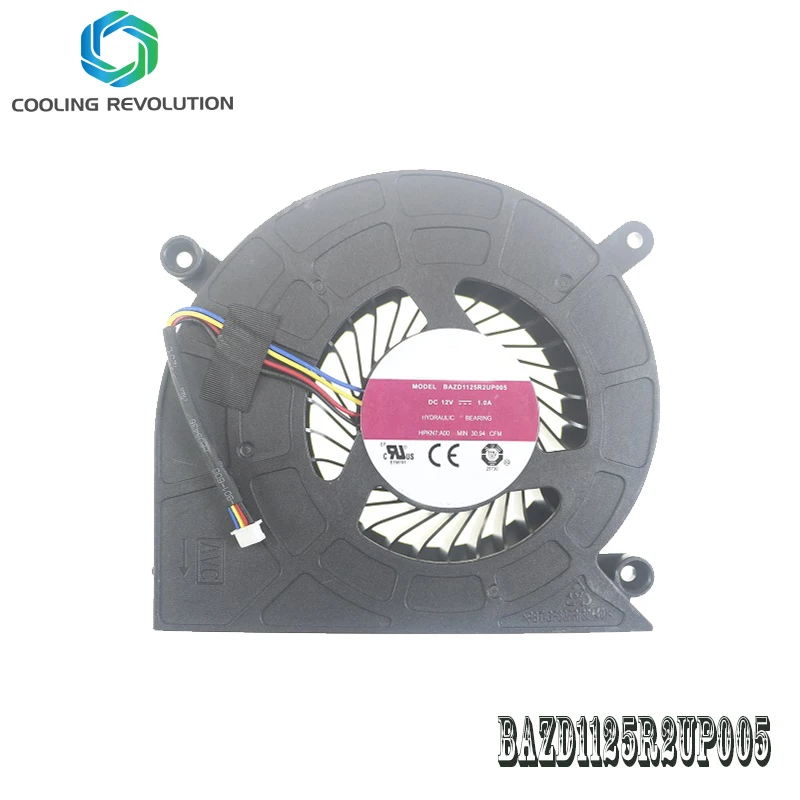 All-in-One CPU Cooling Fan BAZD1125R2U DC12V 1.0A 4Pin for Dell OptiPlex 7470 7777 7760 0HPKN7 HPKN7 7460