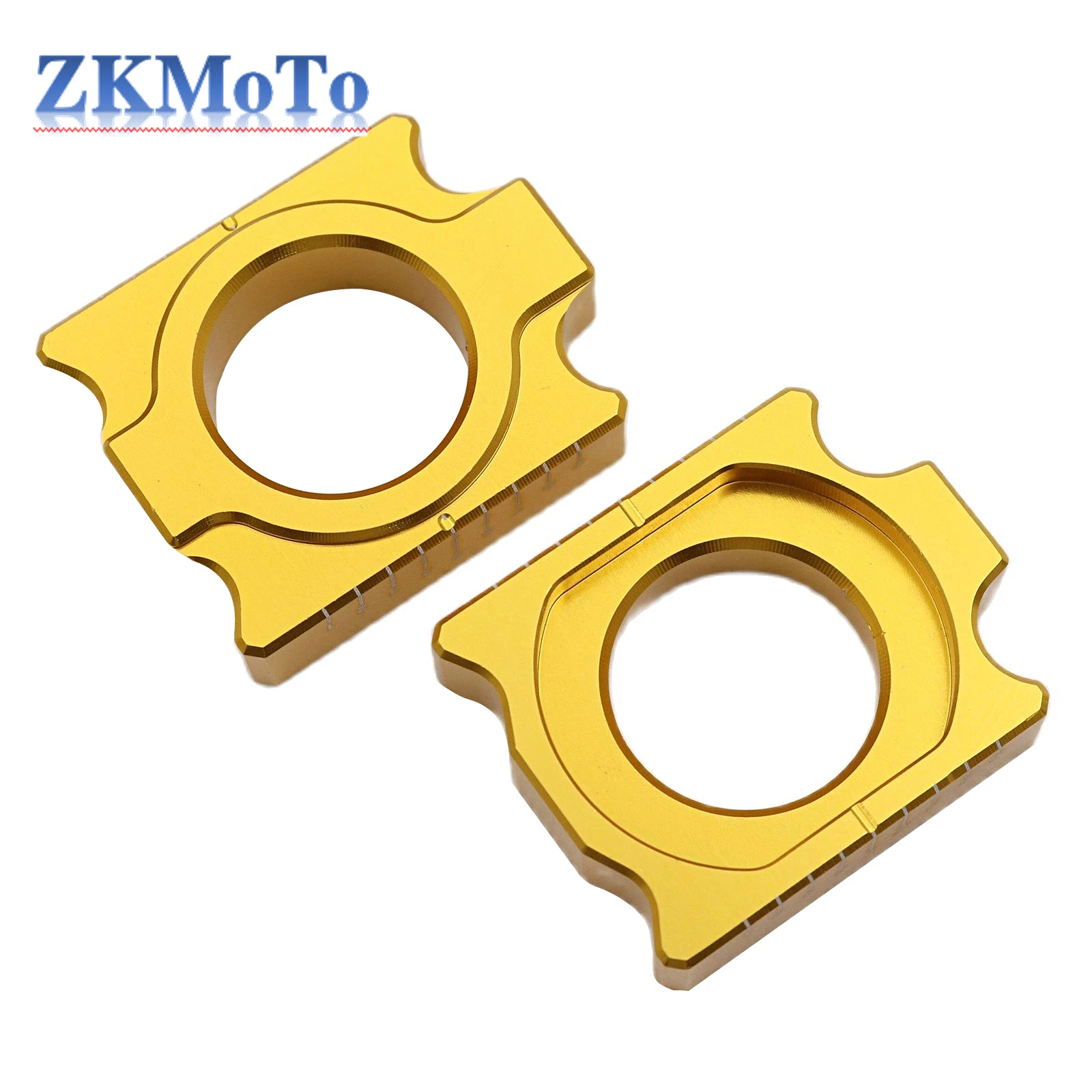 Motorcycle CNC Rear Axle Blocks Chain For Suzuki RMZ250 RMZ450F RMZ 250 450F 2004-2008 2009 2010 2011 2012 2013 2014 2015 2016