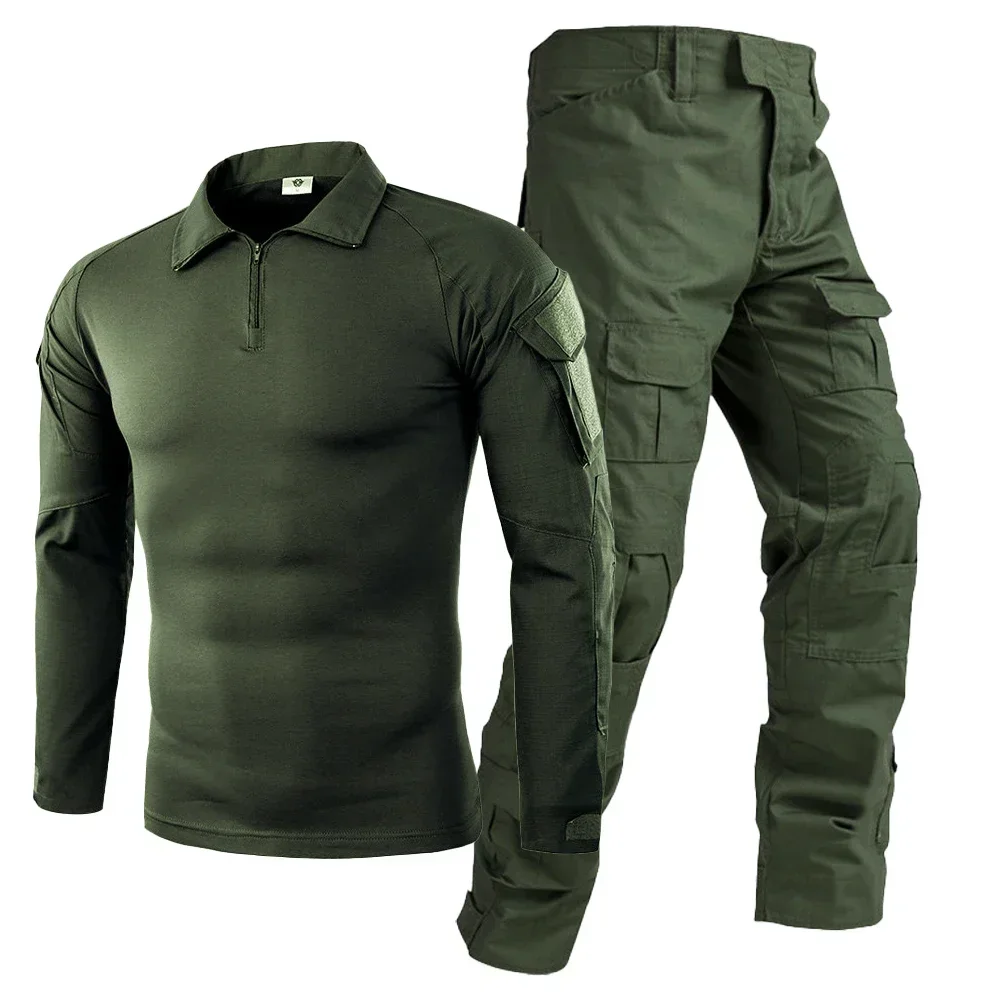 Tactische Uniform Militaire Outdoor Camouflage Pak Combat Shirts Broek Mannen Vissen Training Airsoft Paintball Jacht Kleding Sets